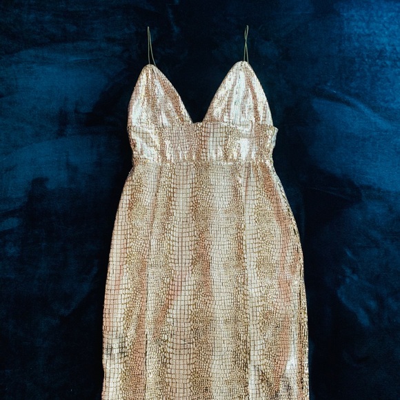 Rare London -Sequined Midi Dress - Picture 5 of 6